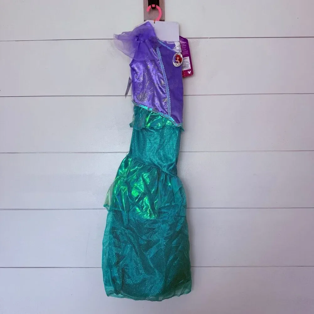 Disney Girls Small The Little Mermaid Halloween costume Dress Up New